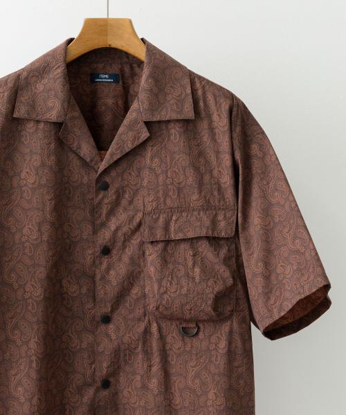 Nylon Paisley Short-Sleeve Shirts