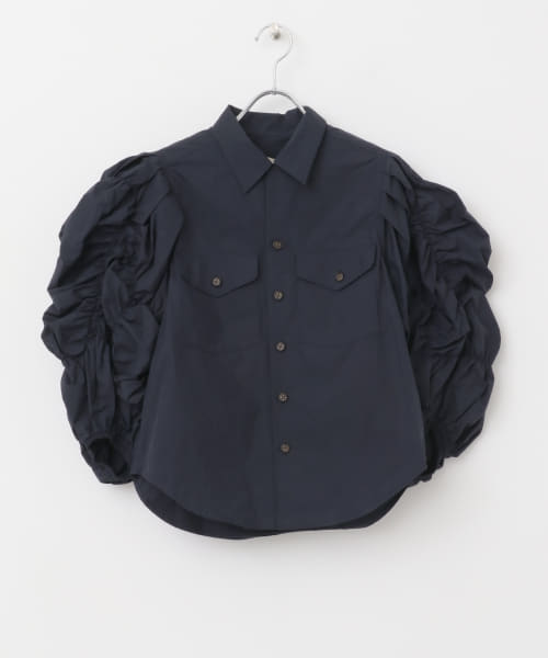 leinwande　Flower Babble Work Shirts