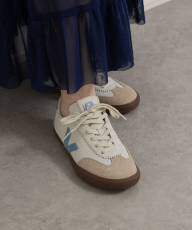 veja　VOLLEY-WHITE AQUA-W