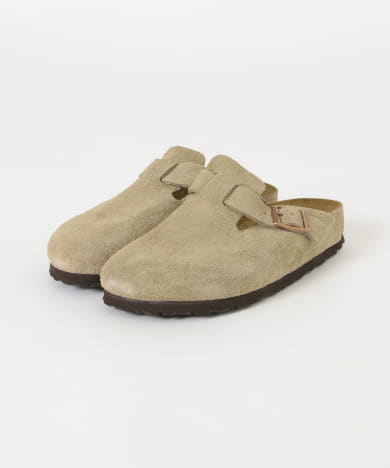BIRKENSTOCK　BOSTON SUEDE TAUPE-narrow