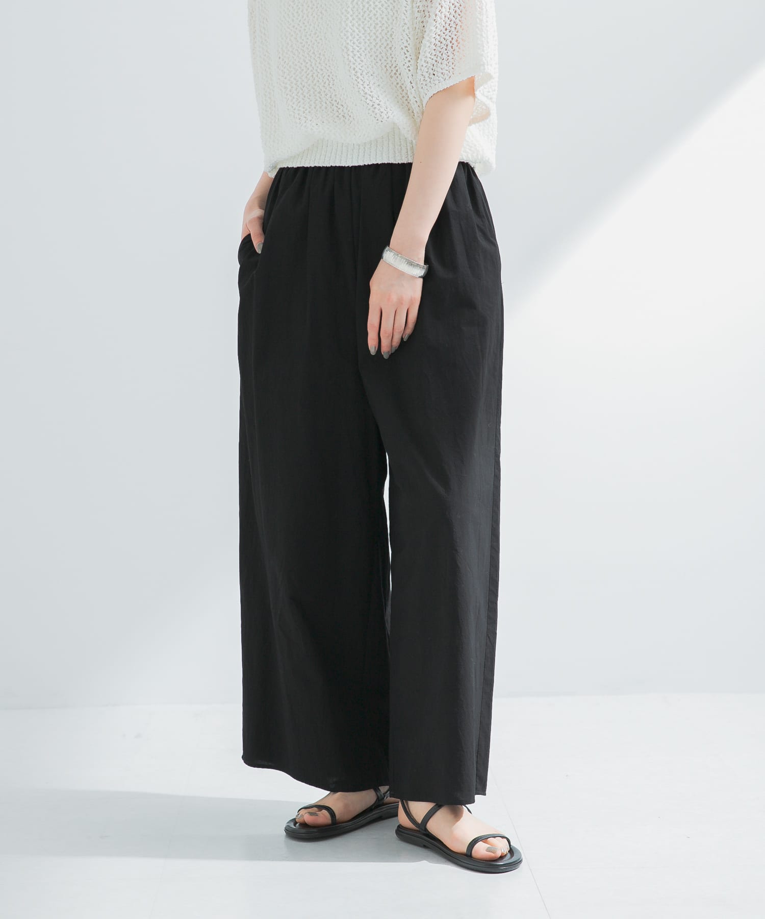 コットンギャザーワイドパンツ[URA5-24L006]｜URBAN RESEARCH