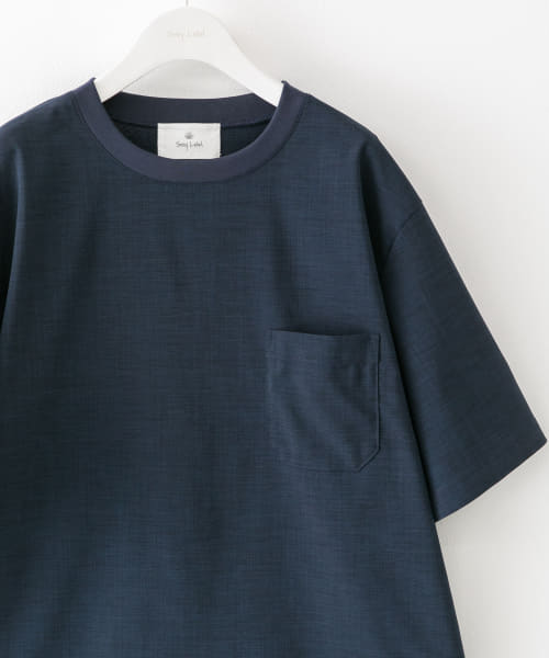 クイックドライリネンタッチTシャツ