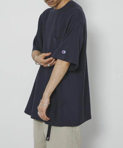 LOWERCASE×Champion　速乾ReverseWEave TEE