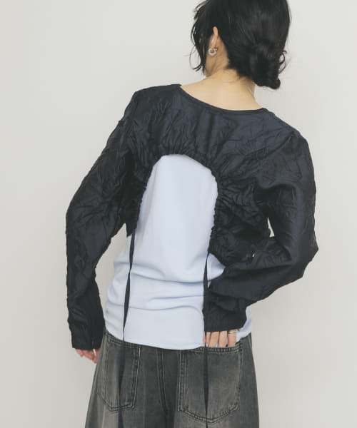 レイヤードワッシャーロンTEE