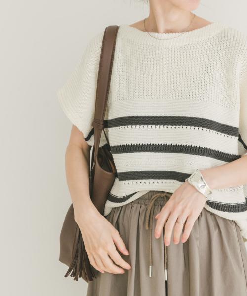 [ITEMS][ミックスパターンフレンチニット]