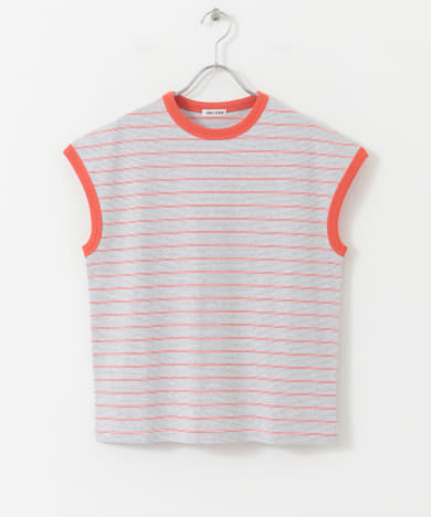 FORK&SPOON　カラーボーダーショートスリーブTシャツ