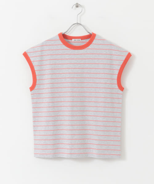 FORK&SPOON　カラーボーダーショートスリーブTシャツ