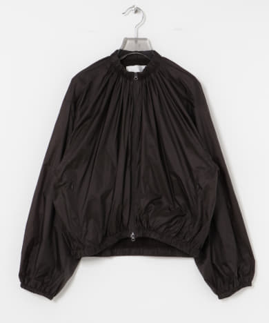 AMOMENTO　NECK SHIRRING JUMPER