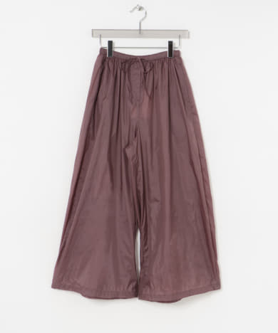 AMOMENTO　NYLON SHIRRING PANTS