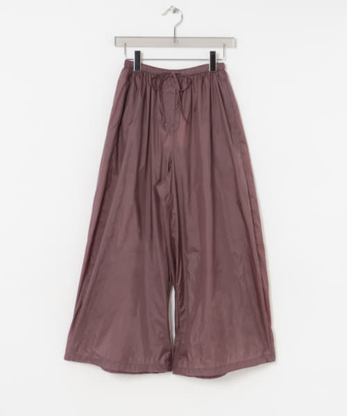 AMOMENTO　NYLON SHIRRING PANTS
