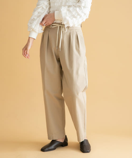 3/2WORKS ツータックチノパンツ