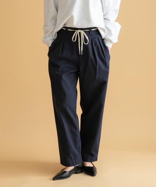 3/2WORKS ツータックチノパンツ