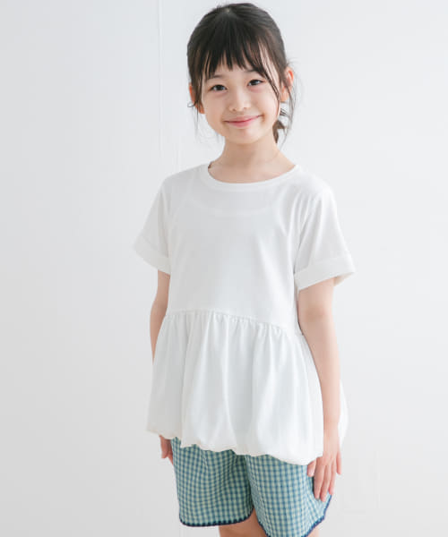 『親子リンク』『WEB/一部店舗限定サイズ』ペプラムバルーンTシャツ(KIDS)
