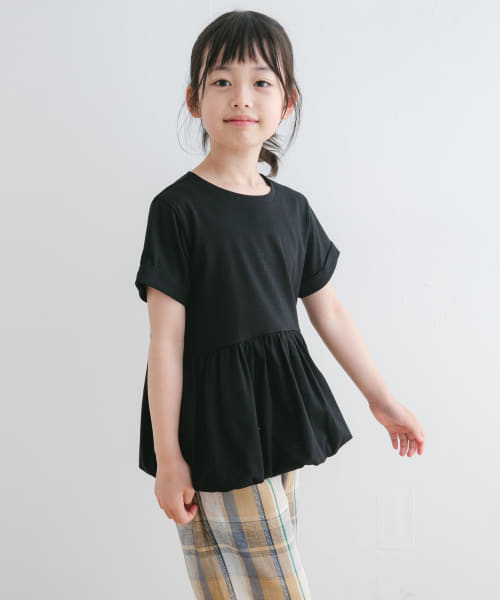 『親子リンク』『WEB/一部店舗限定サイズ』ペプラムバルーンTシャツ(KIDS)