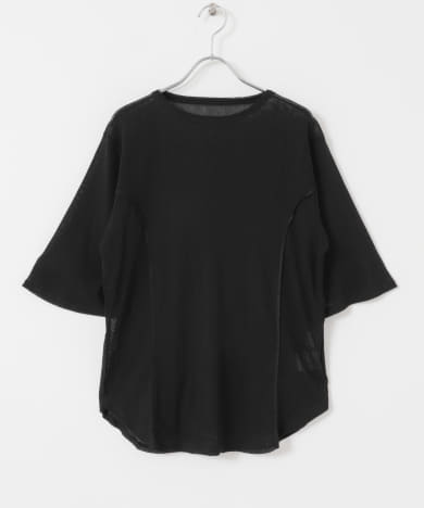 YENN　COTTON TULLE T-SHIRTS