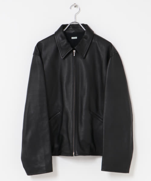A PRESSE　Leather Sports Jacket