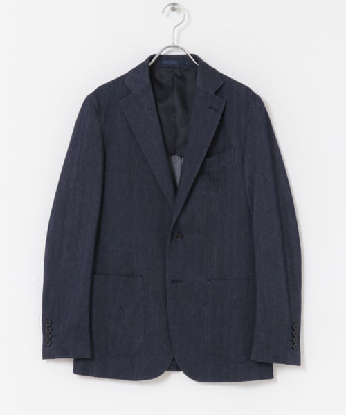 LIFE STYLE TAILOR　デニムライクニットジャケット