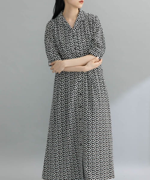 [KBF][『WEB限定』オープンカラーワンピース]