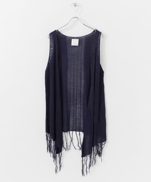 TRB　レーシーニットジレ∴