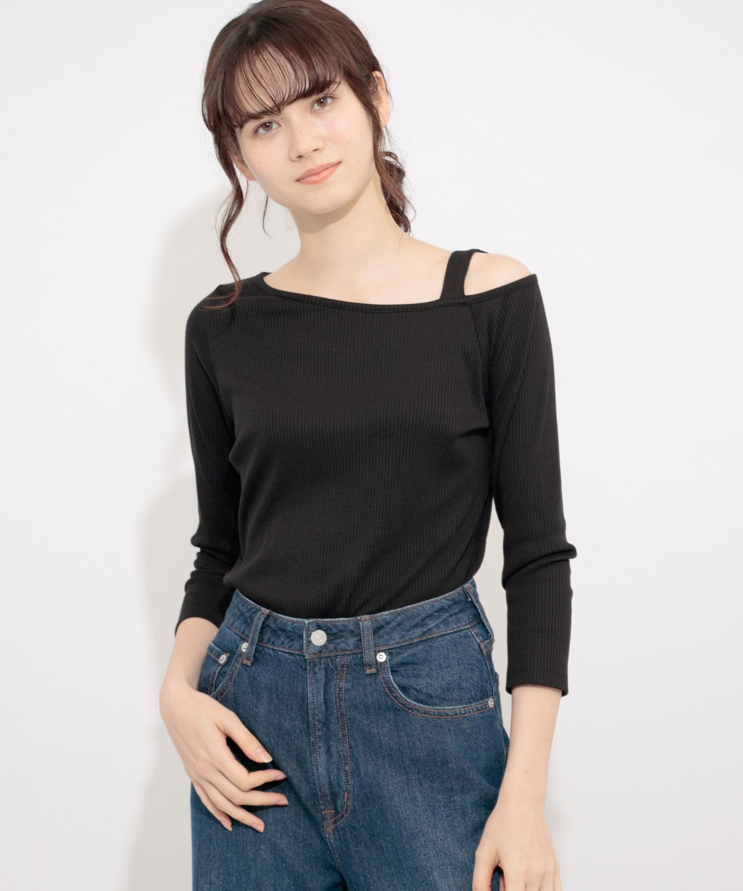 新品 アーバンリサーチ SonnyLabel アシメネックカットソー ワンピース