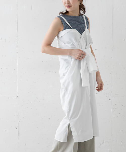 SEEALL　STRAP SHIRTS DRESS