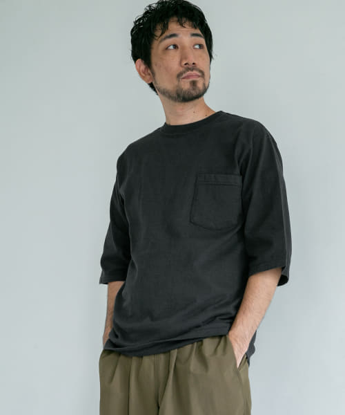 『別注』Goodwear×DOORS 6分袖ポケットTシャツ