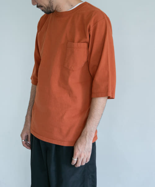 『別注』Goodwear×DOORS 6分袖ポケットTシャツ