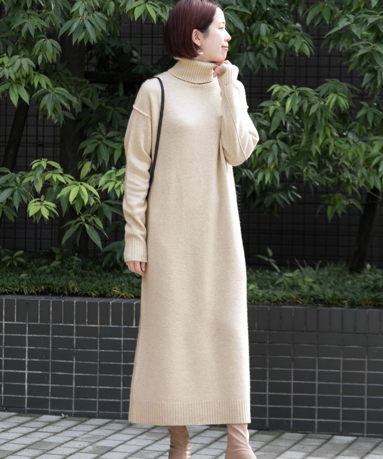 超特価sale開催 アーバンリサーチ購入 ニットワンピ 新品 ひざ丈ワンピース