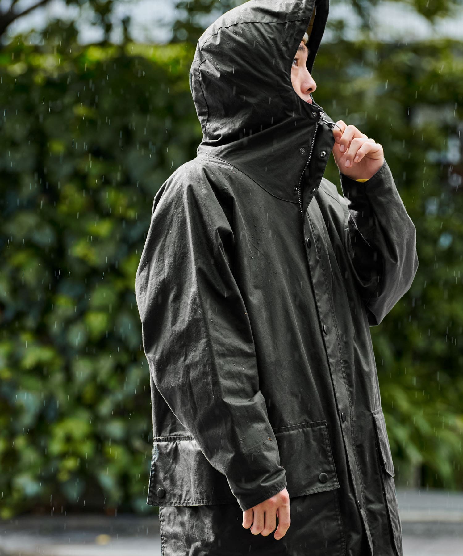 『別注』Barbour×DOORS　OversizeHooded BEDALE