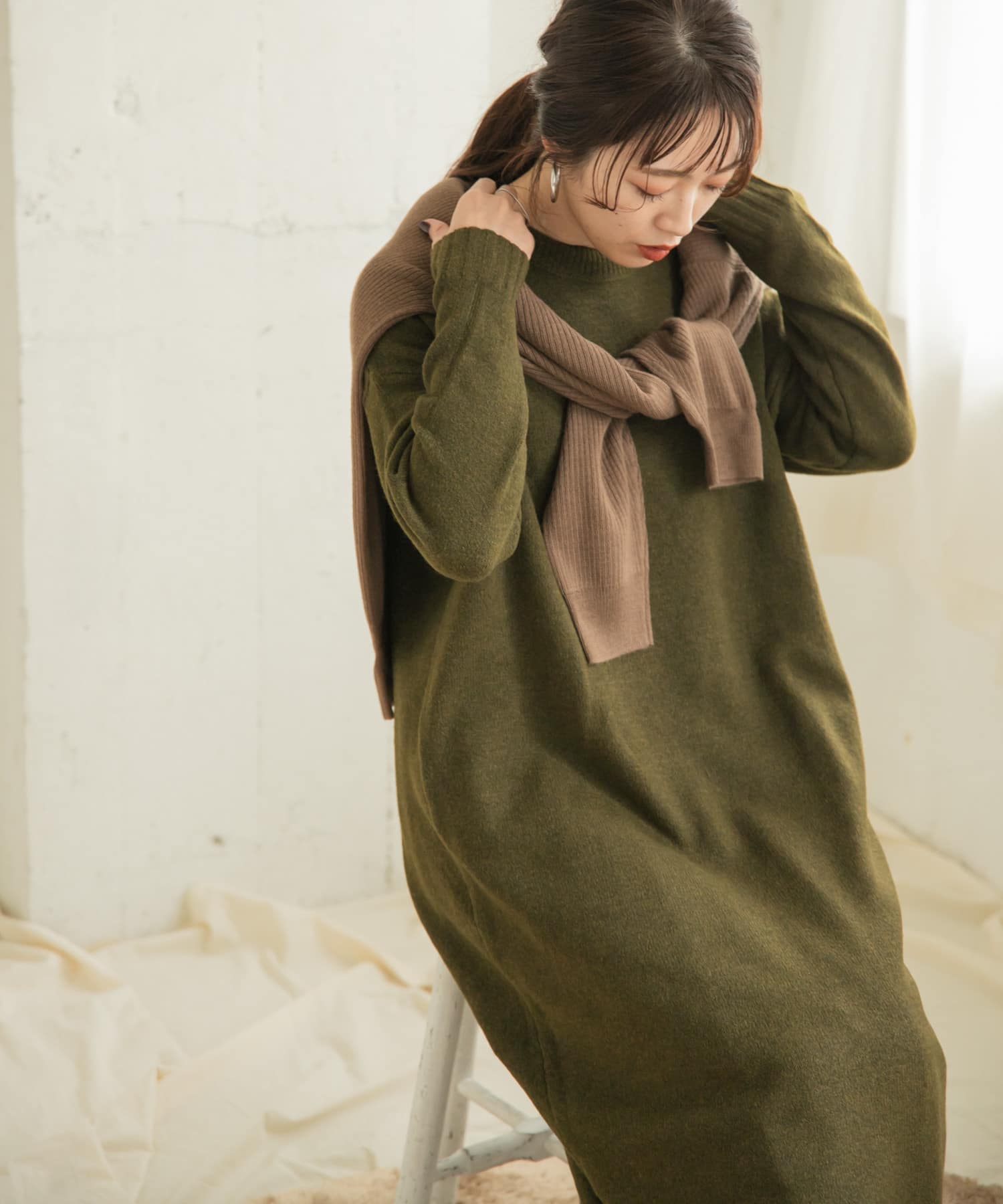 クルーネックニットワンピース It07 26r011 Urban Research公式ファッション通販 クルーネックニットワンピース It07 26r011 Urban Research公式ファッション通販