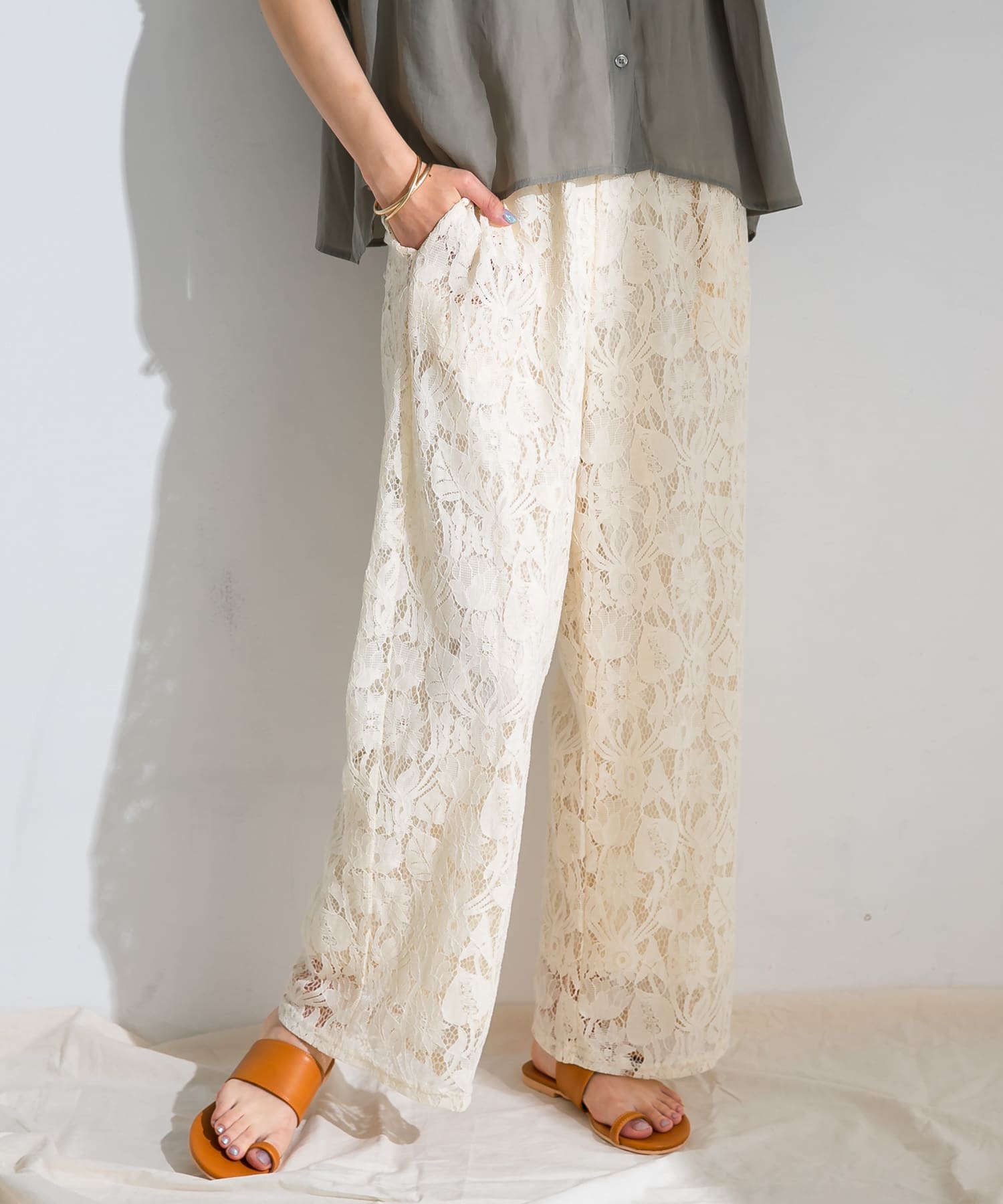 レースワイドパンツ It15 24a004 Urban Research公式ファッション通販 レースワイドパンツ It15 24a004 Urban Research公式ファッション通販