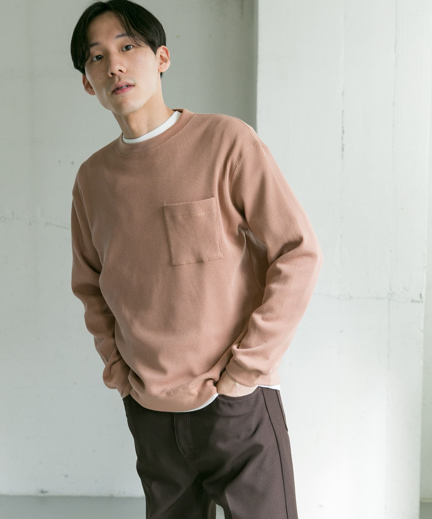 ワッフルロングスリーブポケットTシャツ[DR14-11A416]｜URBAN RESEARCH公式ファッション通販