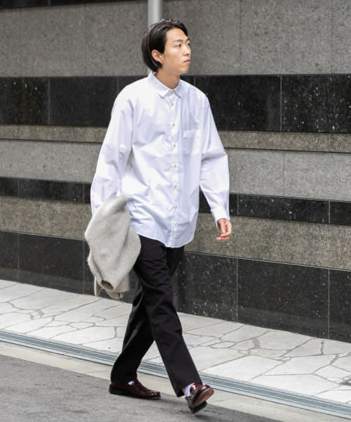 『別注』MANUAL ALPHABET　LOOSEFIT ChambrayR/C SH