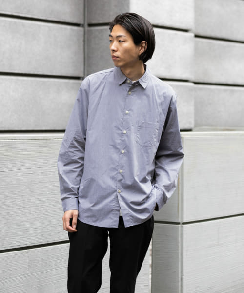 『別注』MANUAL ALPHABET　LOOSEFIT ChambrayR/C SH