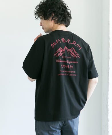 再入荷のおすすめ最新情報 別注』WILDERNESS EXPERIENCE×DOORS バックプリントTシャツ[DR15 トップス