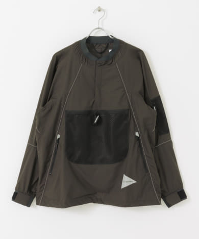 メンズファッションの一押し|and wander　breath rip pullover jacket