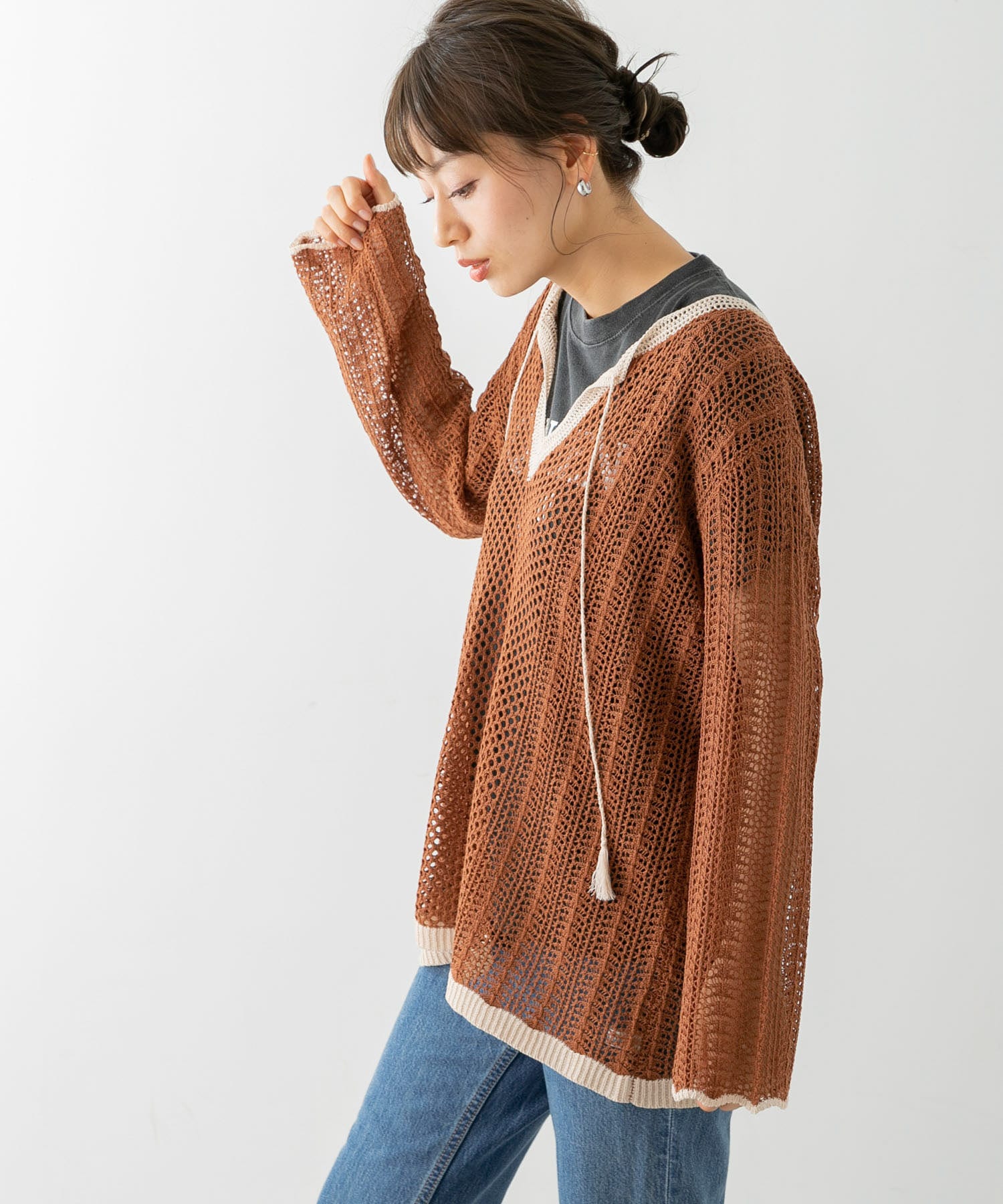クロシェライクスキッパーニット[LA16-22R012]｜URBAN RESEARCH