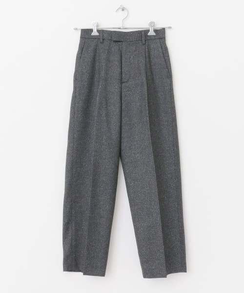 White Label シルクネップタックトラウザー