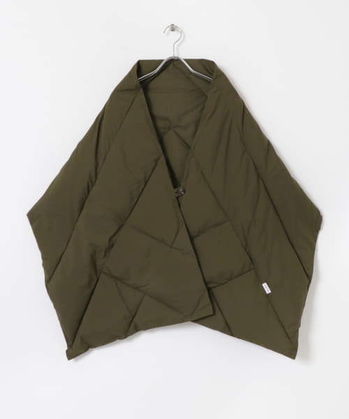 KWD　DOWN SHAWL - Green Down