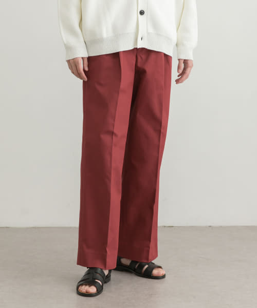 [URBAN RESEARCH][ブリスベンモス ワイドトラウザー]