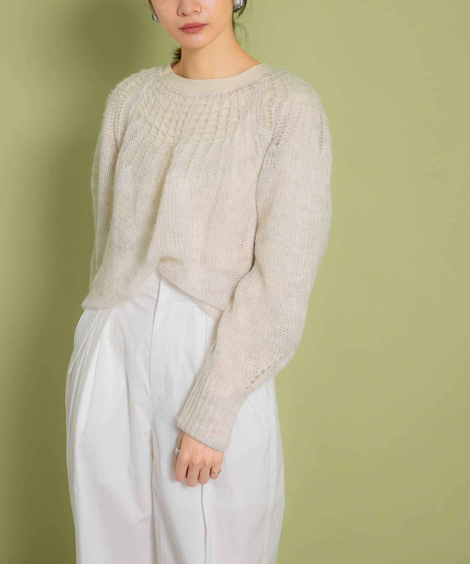 メッシュネックニット[KC24-22J050]｜URBAN RESEARCH公式