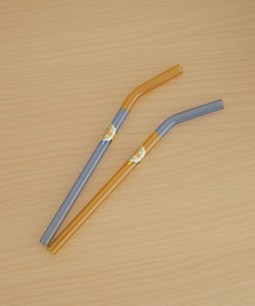 amabro　TWO TONE GLASS STRAW
