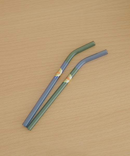 amabro　TWO TONE GLASS STRAW