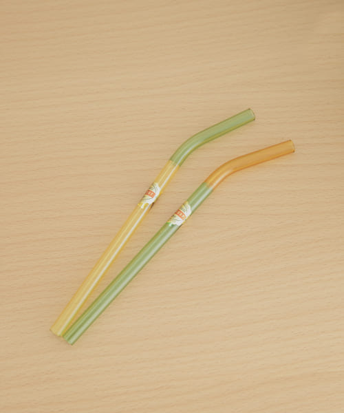 amabro　TWO TONE GLASS STRAW