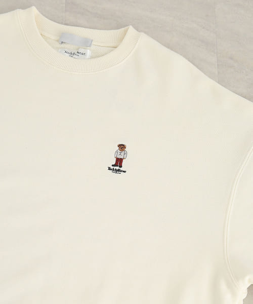 『別注』『ユニセックス』TeddyBear×SENSE OF PLACE テディベアスウェットシャツ
