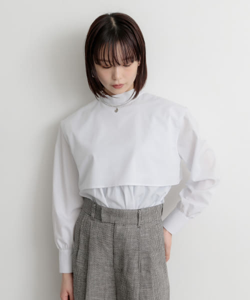 Audrey and John Wad　2wayショートブラウス