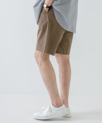 『XLサイズあり』コットンワッシャーショートパンツ