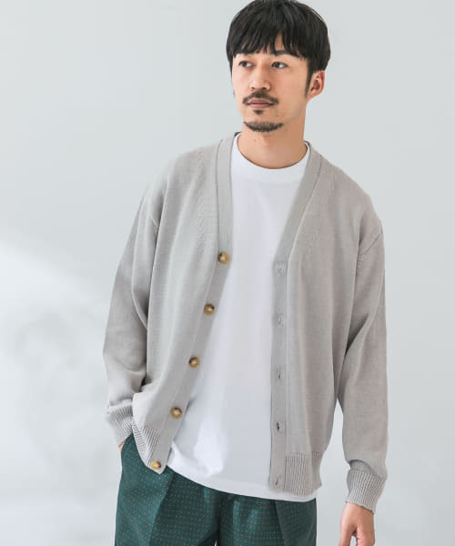 ストローヤーンカーディガン
