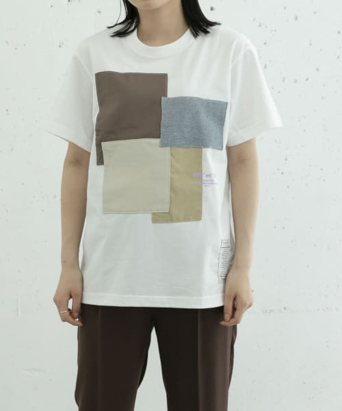 『別注』Annaut x TGM　RE FABRIC PATCHWORK T-SHIRTS