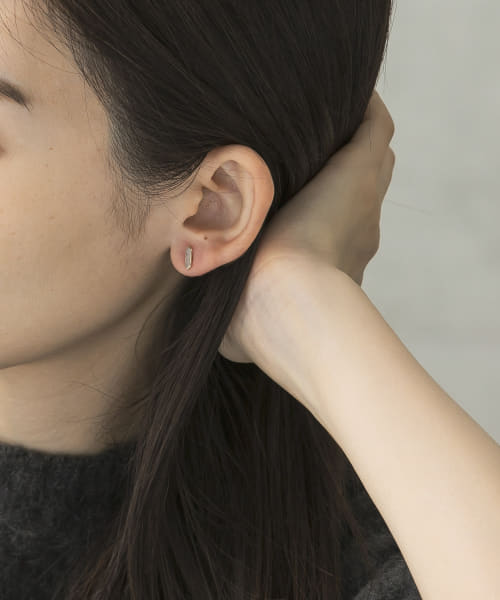 METIER　HEXA GEMSTONE STUD